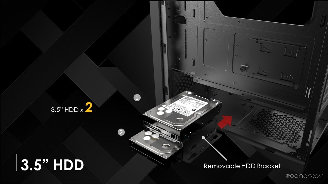 Корпус Raijintek Silenos MS Pro (белый), фото 3