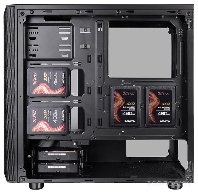 Компьютерный корпус Thermaltake Versa J23 TG Edition CA-1L6-00M1WN-00 Black, фото 10