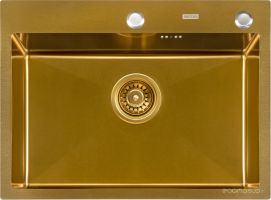 Кухонная мойка ARFEKA Eco AR 600*450 Golden PVD Nano