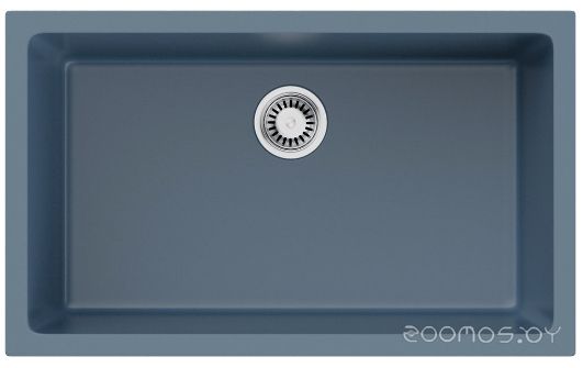 Кухонная мойка Omoikiri Okinoshima 76-U/I-SB smoky blue, фото 1