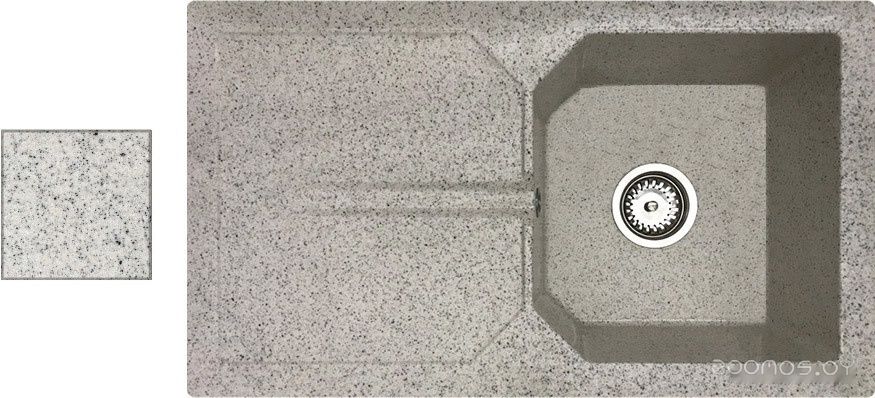 Кухонная мойка БелЭворс Bravo R (олово, без сифона)