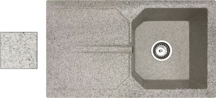 Кухонная мойка БелЭворс Bravo R (олово, без сифона)