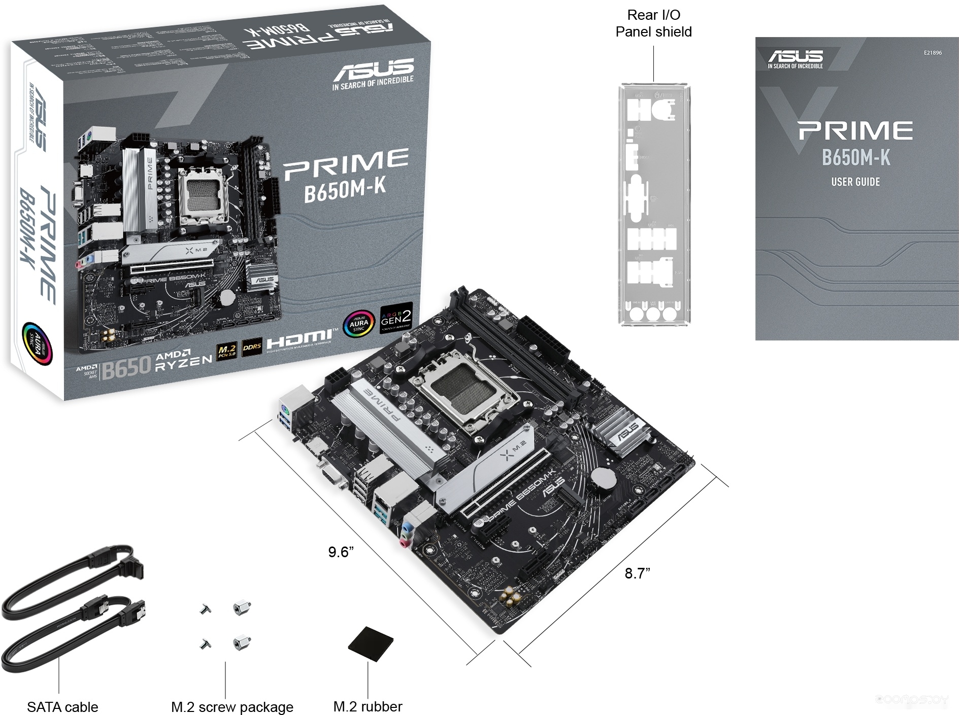 Материнская плата Asus Prime B650M-K, фото 6