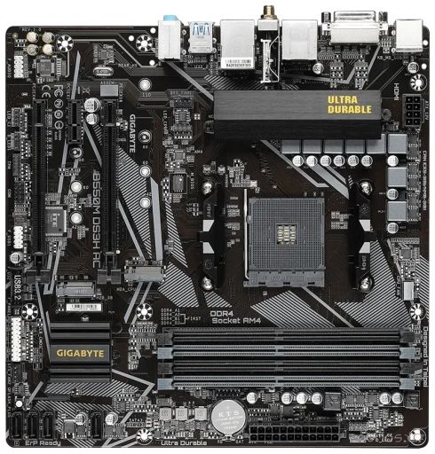 Материнская плата Gigabyte B550M DS3H AC (rev. 1.0/1.1/1.2/1.3), фото 1