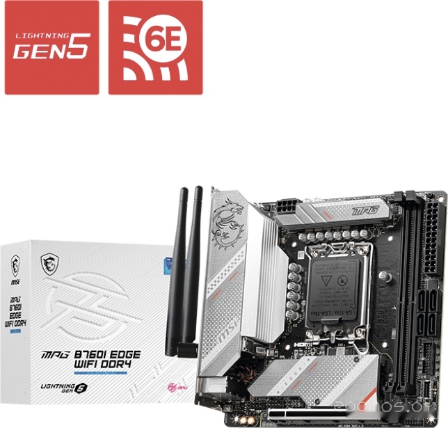 Материнская плата MSI MPG B760I Edge WiFi DDR4, фото 6