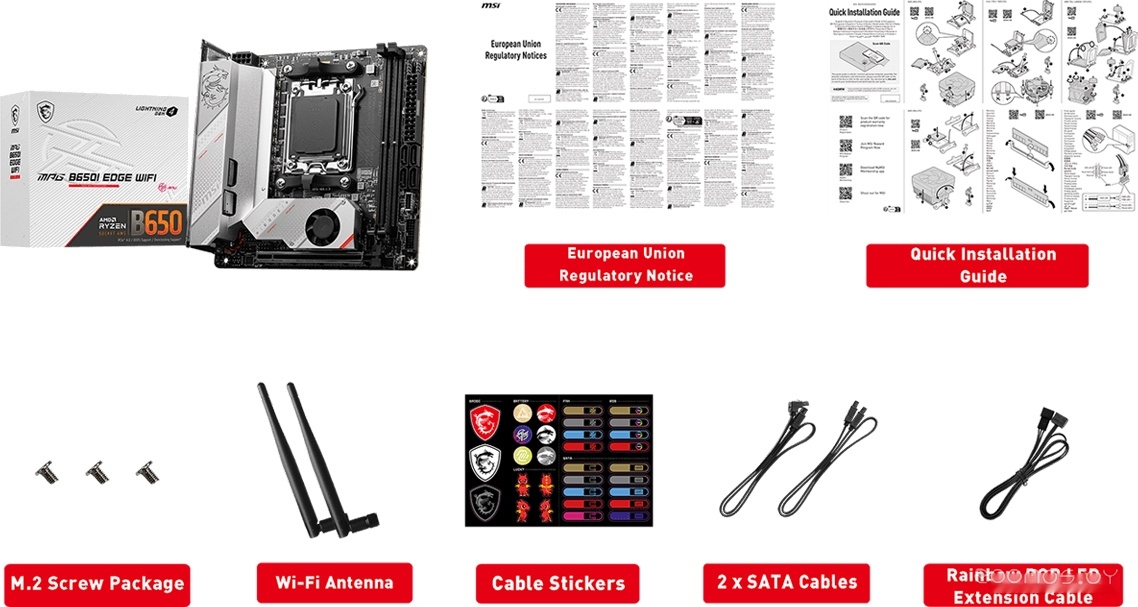Материнская плата MSI MPG B650I Edge WiFi, фото 2