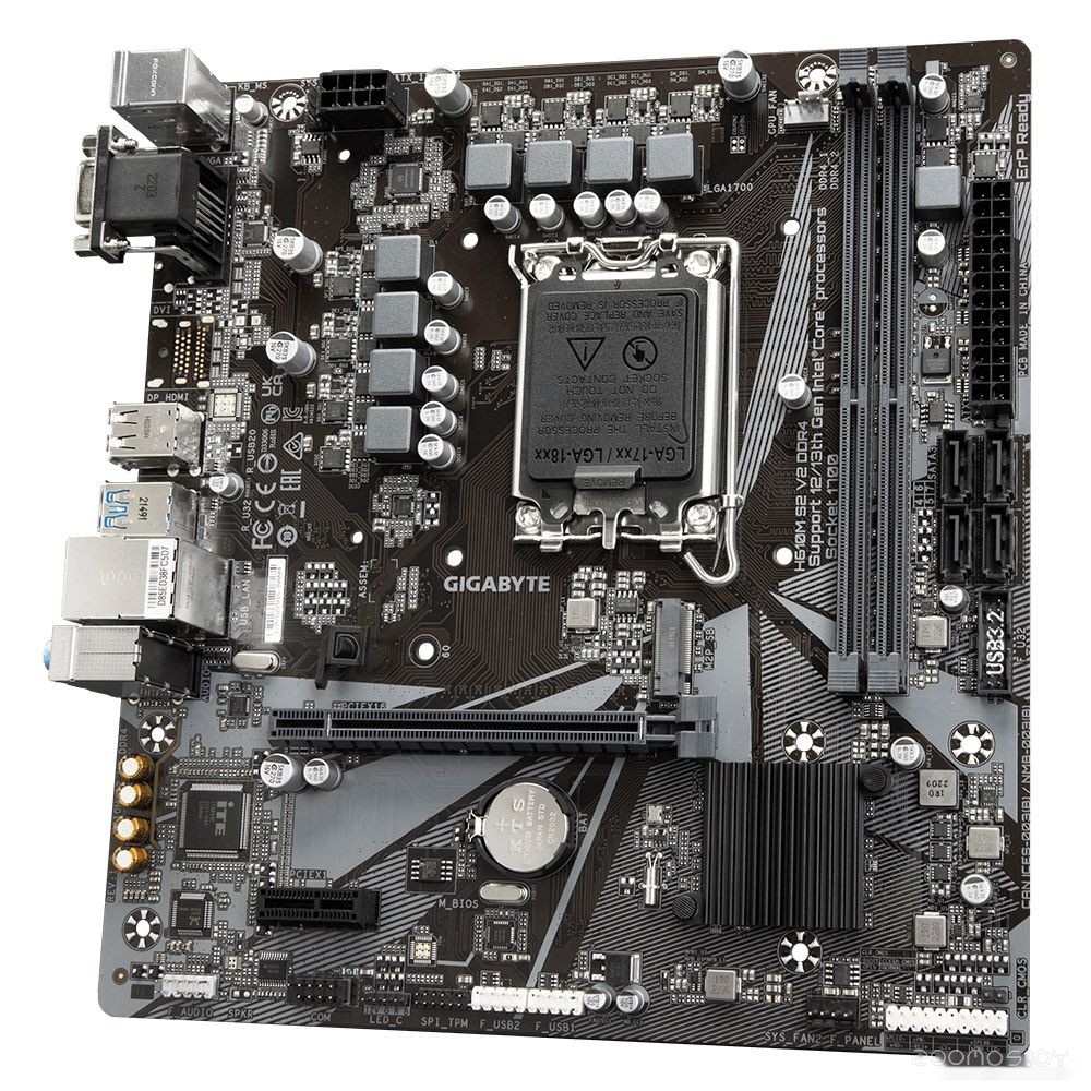 Материнская плата Gigabyte H610M S2 V2 DDR4 (rev. 1.0), фото 3
