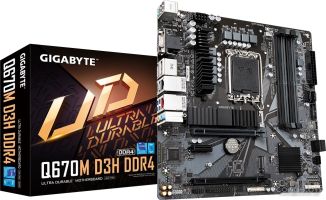 Материнская плата Gigabyte Q670M D3H DDR4 (rev. 1.0)