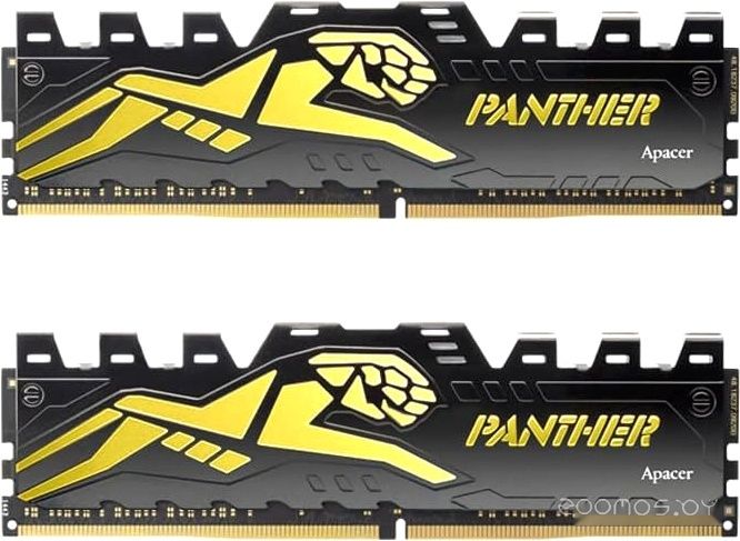 Оперативная память Apacer Panther Golden 2x16ГБ DDR4 3200 МГц AH4U32G32C28Y7GAA-2, фото 1