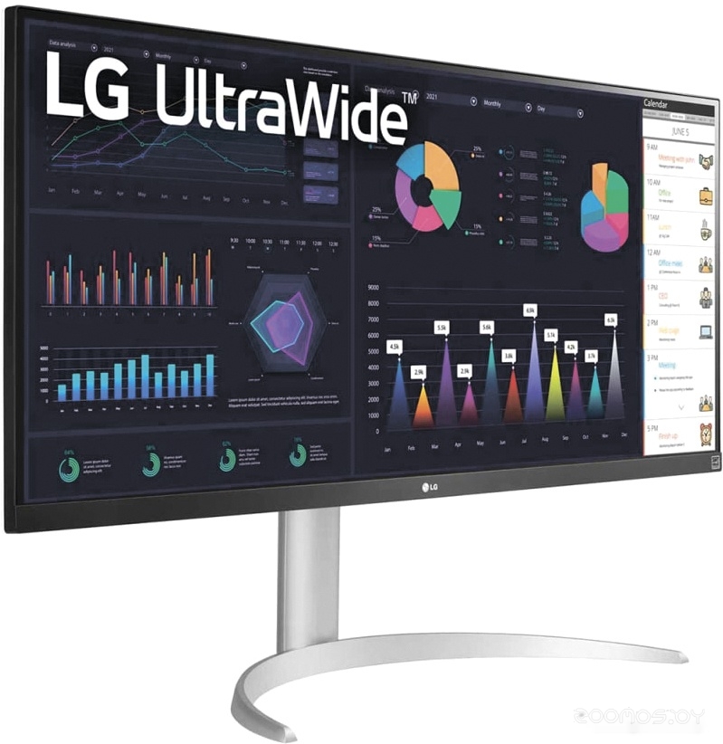 Монитор LG UltraWide 34WQ65X-W, фото 6