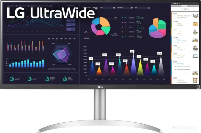 Монитор LG UltraWide 34WQ65X-W, фото 1