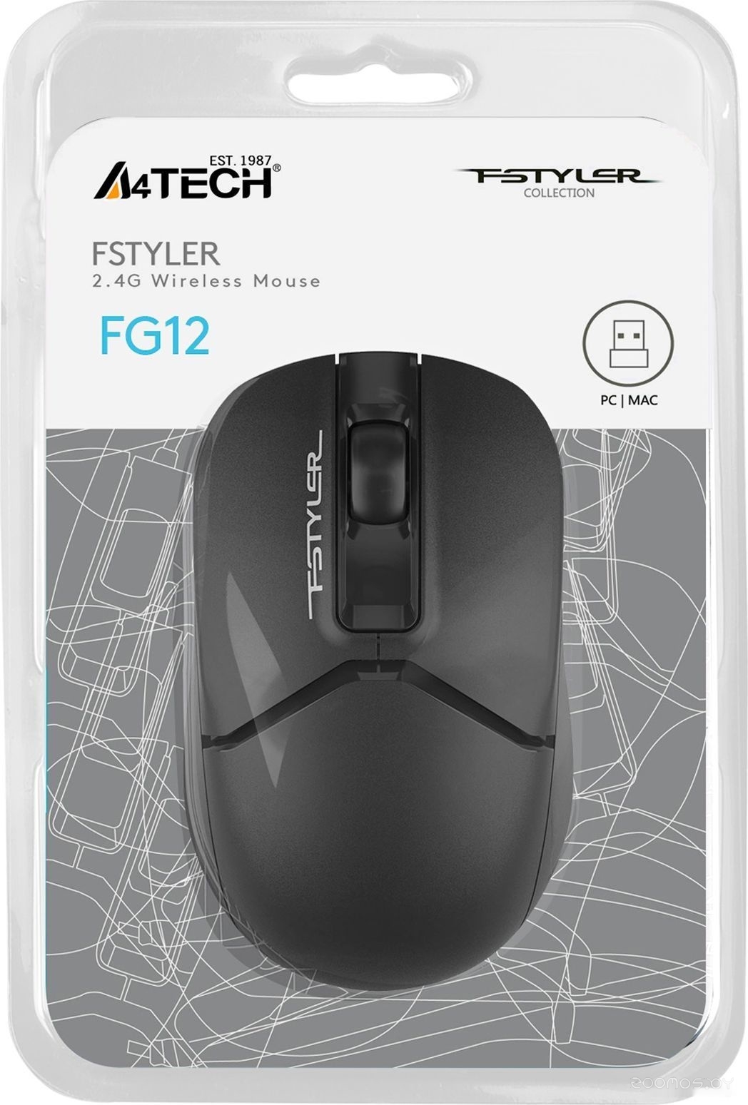 Мышь A4Tech Fstyler FG12 (черный), фото 16