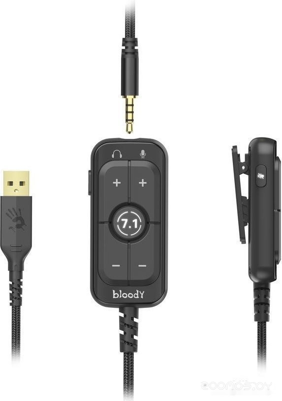 Наушники A4Tech Bloody M590i (черный/красный), фото 3