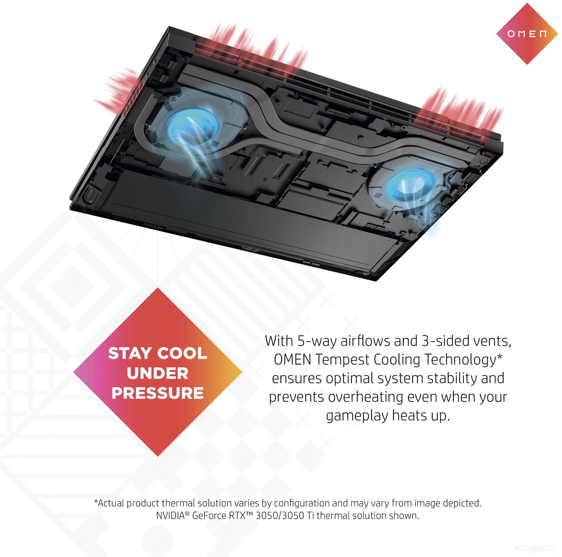 Игровой ноутбук HP Omen 16-k0013dx 6D6K2UA, фото 12