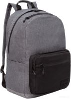 Школьный рюкзак Grizzly RQL-218-3 (черный/серый)