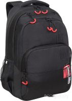 Городской рюкзак Grizzly RU-430-4 (черный/красный)