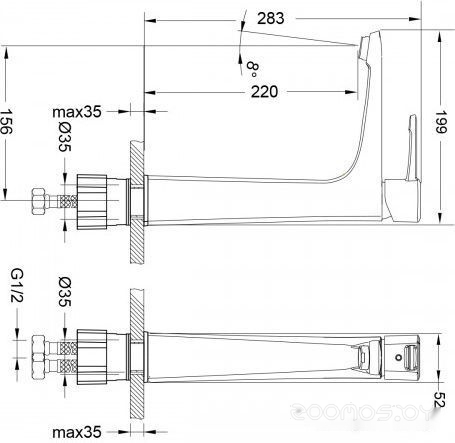 Смеситель Lemark Evitta LM0509C, фото 3