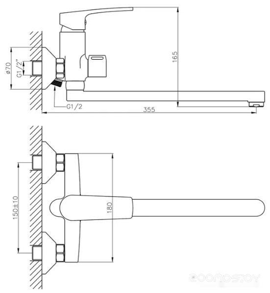 Смеситель Haiba HB22587, фото 2