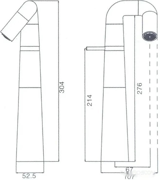 Смеситель Haiba HB11813-7, фото 2