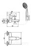 Однорычажный смеситель для ванны с душем Slezak RAV Yukon YU154.5/1