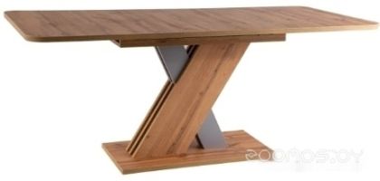 Кухонный стол Signal Exel 140/180x85 (дуб/коричневый)