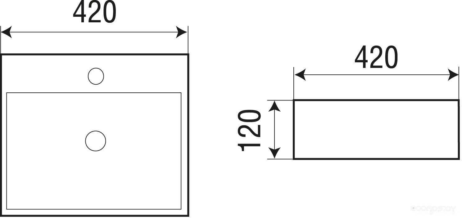 Умывальник Weltwasser Elbach 2177 MW, фото 4
