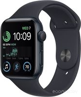 Умные часы Apple Watch SE 2 GPS 44mm / MNTG3 (алюминий полуночный/полуночный)
