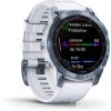 Умные часы Garmin Fenix 7 Sapphire Solar 47 мм (голубой минерал/белый камень)