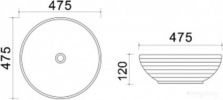 Умывальник Azario XML4004-1-B20