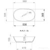 Умывальник Salini Callista 1101206SM