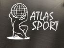 Батут Atlas Sport 252 см - 8ft Basic (с лестницей, внешняя сетка, сливовый)