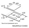 Варочная панель Maunfeld CVI453WH