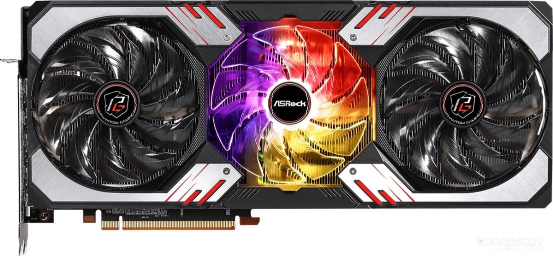 Видеокарта ASROCK Radeon RX 6800 XT Phantom Gaming 16GB OC RX6800XT PG 16GO