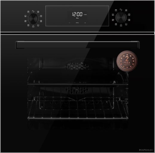Электрический духовой шкаф Weissgauff EOV 306 SB Black Edition