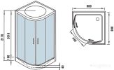 Душевая кабина Weltwasser WW500 Werra 804