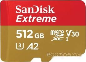 Карта памяти SanDisk Extreme SDSQXAV-512G-GN6MA microSDXC 512GB