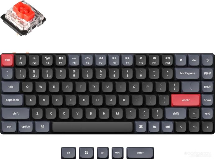 Клавиатура Keychron K3 Pro RGB K3P-H1-RU (Gateron Low Profile Red)