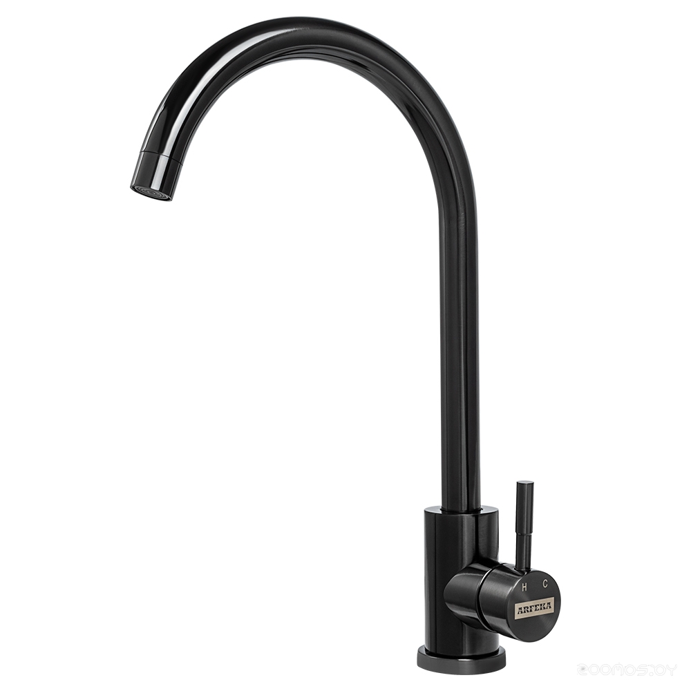 Кухонная мойка ARFEKA AF 600*450 + AF SD-03SS304 + ZP DS BLACK PVD NANO, фото 4