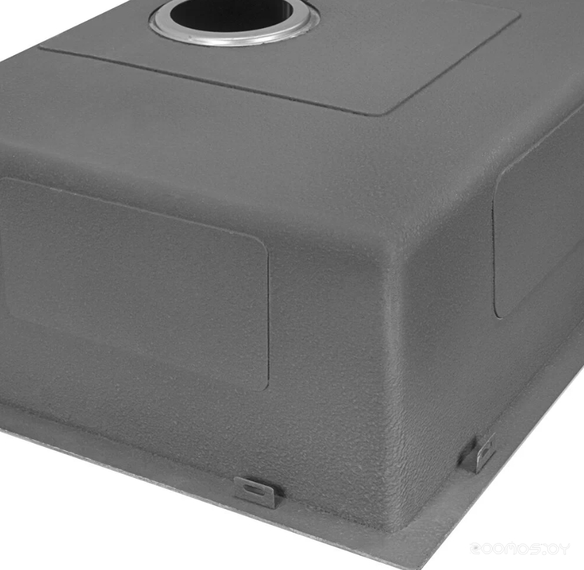 Кухонная мойка ARFEKA ECO AR 520*490 GUN BLACK, фото 8