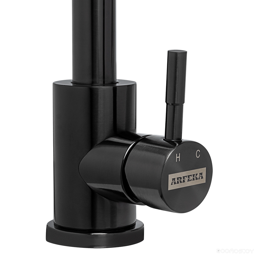 Кухонная мойка ARFEKA AF 600*450 + AF SD-03SS304 + ZP DS BLACK PVD NANO, фото 6