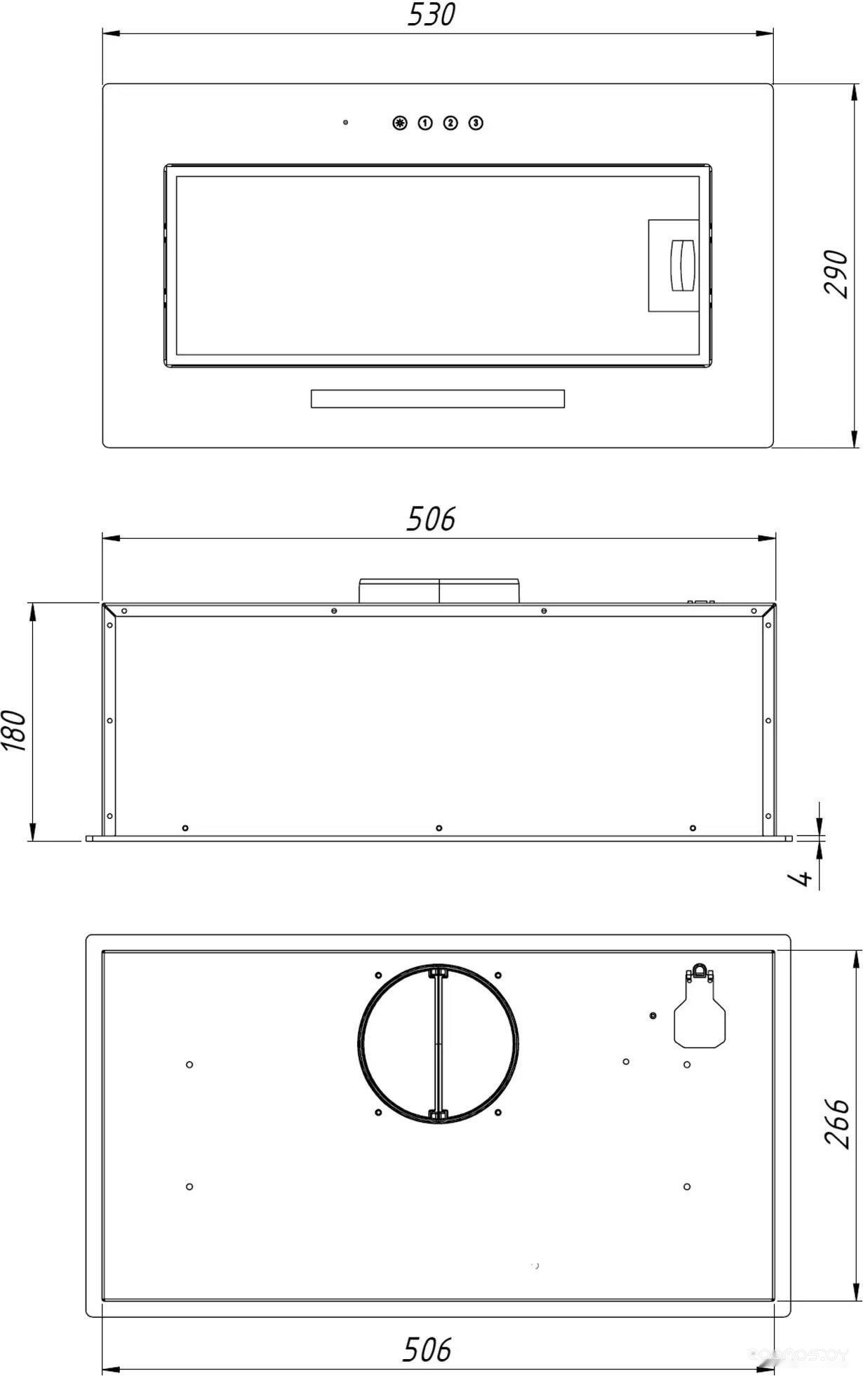 Кухонная вытяжка AKPO Mio 60 WK-11 (черный), фото 7