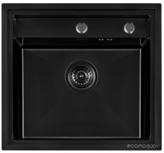 Кухонная мойка ARFEKA ECO AR 520*490 GUN BLACK, фото 1