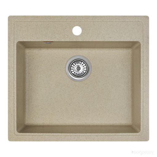 Кухонная мойка ARFEKA Quadro бежевый, фото 1