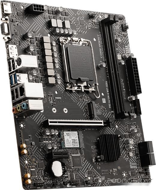 Материнская плата MSI PRO H610M-G WiFi DDR4, фото 3