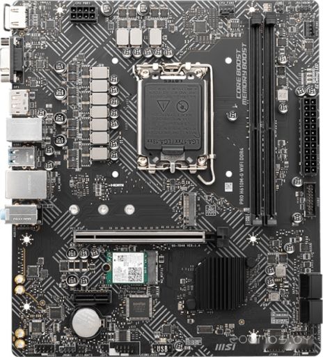 Материнская плата MSI PRO H610M-G WiFi DDR4, фото 1