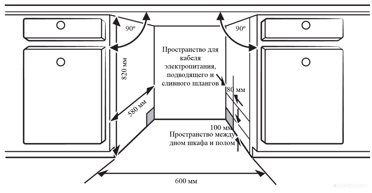 Встраиваемая посудомоечная машина Weissgauff BDW 6038 D, фото 10