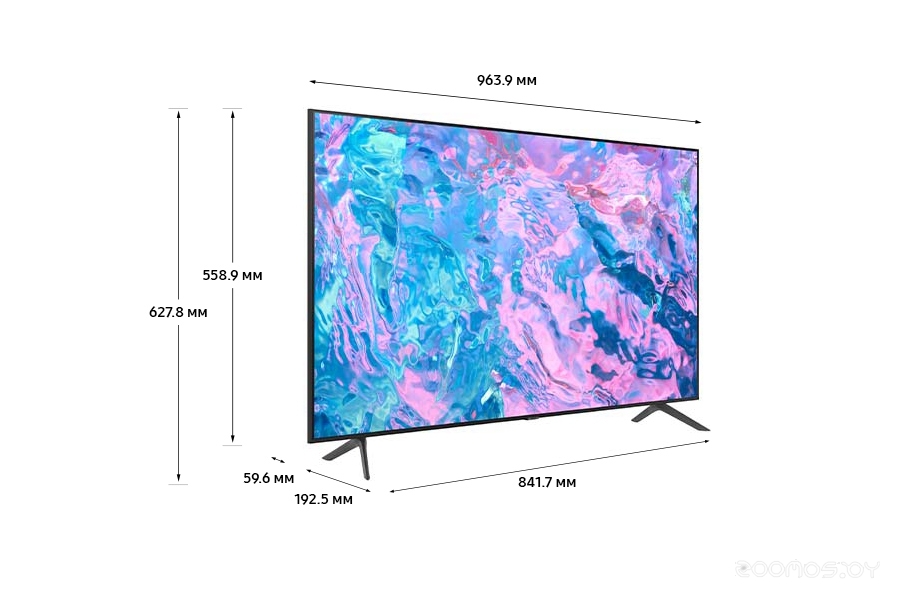 Телевизор Samsung Crystal UHD 4K CU7100 UE43CU7100UXRU, фото 5