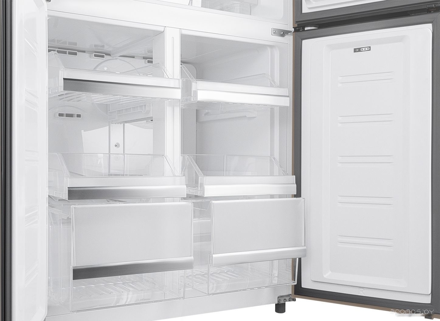 Четырёхдверный холодильник Weissgauff WCD 450 Be NoFrost Inverter, фото 8