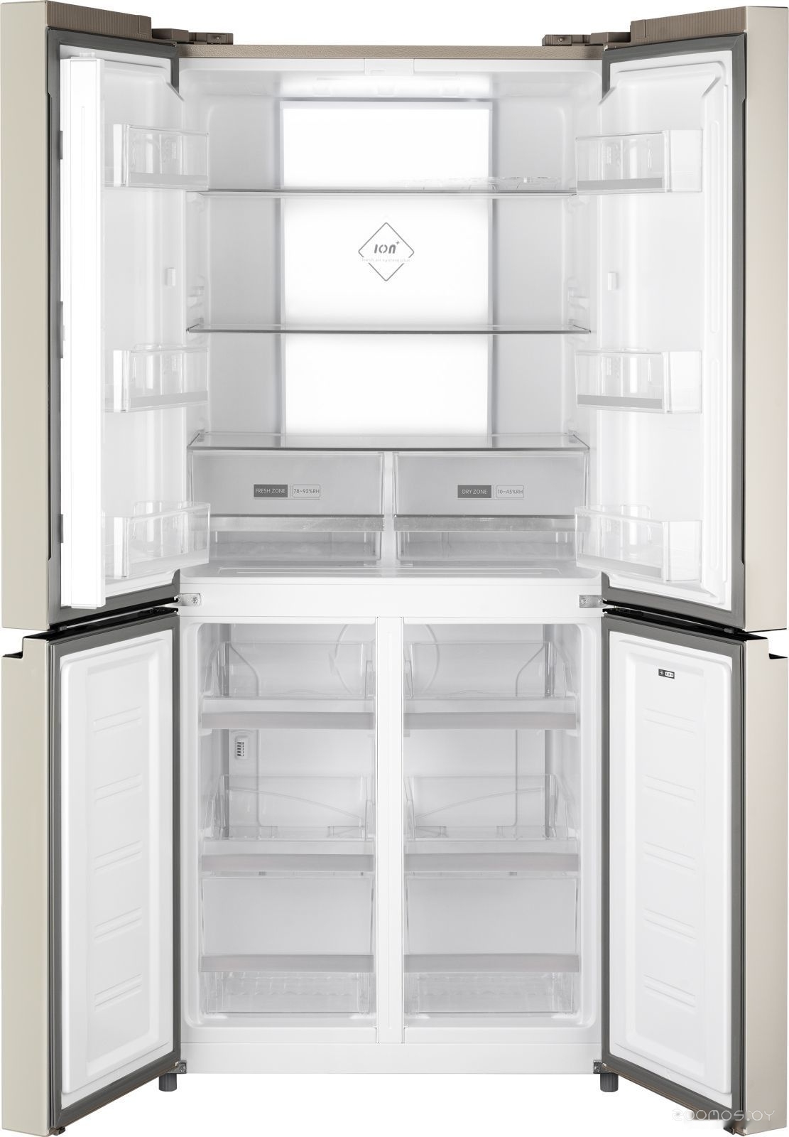 Четырёхдверный холодильник Weissgauff WCD 450 Be NoFrost Inverter, фото 3