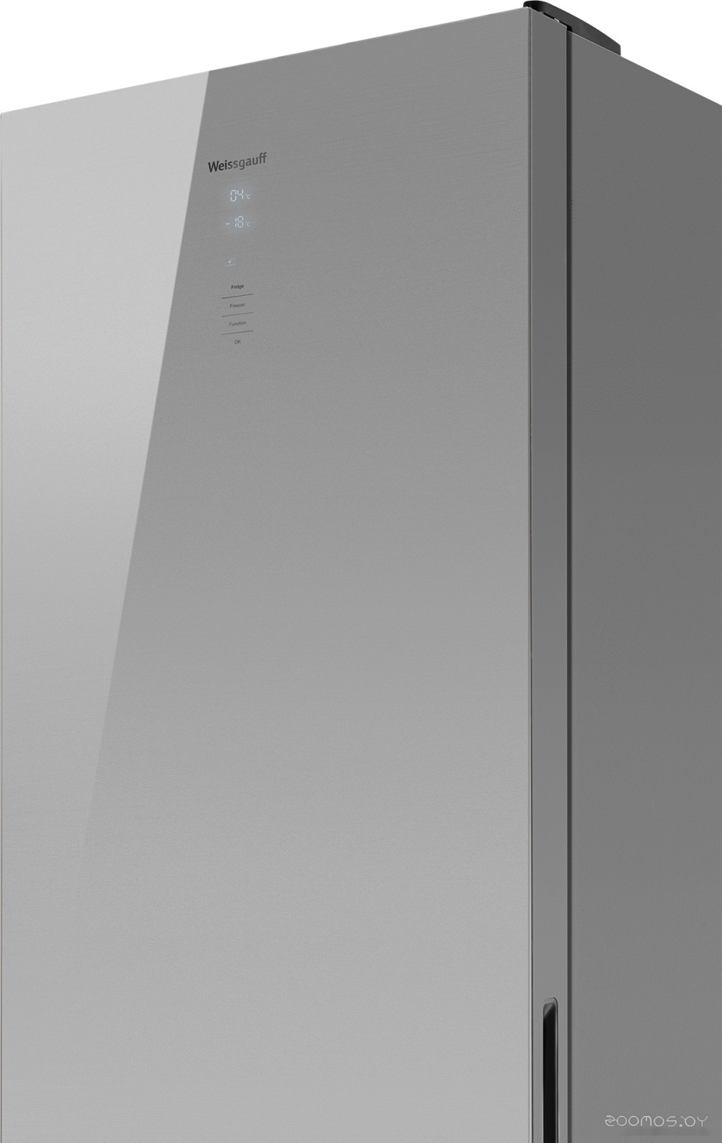 Холодильник Weissgauff WRK 2000 D Full NoFrost Inverter Grey Glass, фото 8
